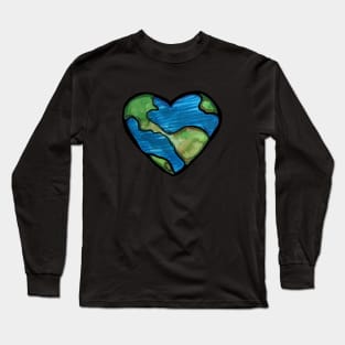 Earth Heart Long Sleeve T-Shirt